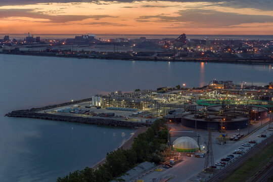 Steel Mill, Oil Refinery, East Chicago, Indiana