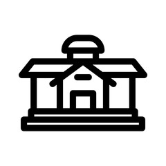 academy icon or logo isolated sign symbol vector illustration - high quality black style vector icons
