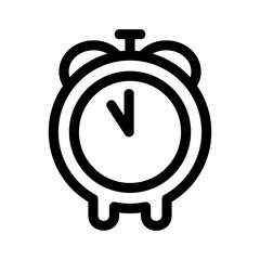 alarm icon or logo isolated sign symbol vector illustration - high quality black style vector icons
