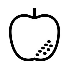 apple icon or logo isolated sign symbol vector illustration - high quality black style vector icons
