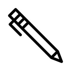 ballpoint icon or logo isolated sign symbol vector illustration - high quality black style vector icons
