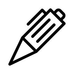 Fototapeta premium ballpoint icon or logo isolated sign symbol vector illustration - high quality black style vector icons 