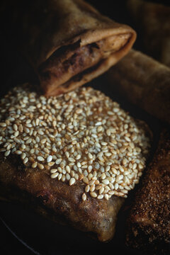 Homemade moroccan snack food