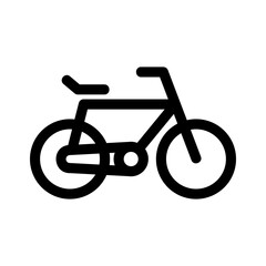 Fototapeta premium bicycle icon or logo isolated sign symbol vector illustration - high quality black style vector icons 