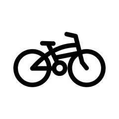 bicycle icon or logo isolated sign symbol vector illustration - high quality black style vector icons
