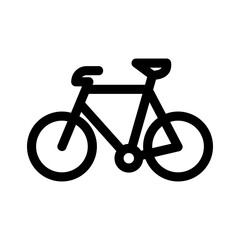 Fototapeta premium bicycle icon or logo isolated sign symbol vector illustration - high quality black style vector icons 