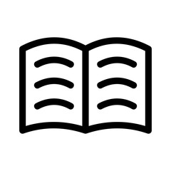 book icon or logo isolated sign symbol vector illustration - high quality black style vector icons
