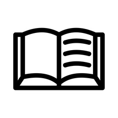 book icon or logo isolated sign symbol vector illustration - high quality black style vector icons
