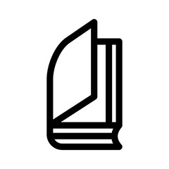 book icon or logo isolated sign symbol vector illustration - high quality black style vector icons
