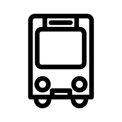 bus icon or logo isolated sign symbol vector illustration - high quality black style vector icons
