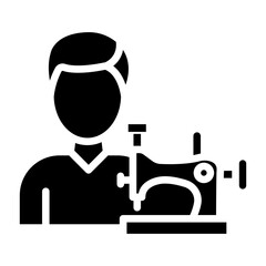 Vector Design Tailor Icon Style