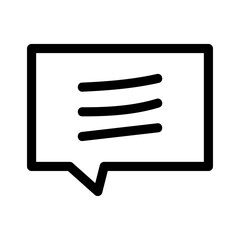 comment icon or logo isolated sign symbol vector illustration - high quality black style vector icons
