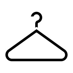 Vector Design Clothes Hanger Icon Style