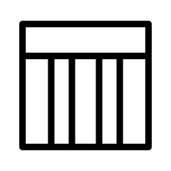 layout icon or logo isolated sign symbol vector illustration - high quality black style vector icons
