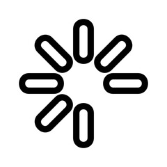 Obraz premium loader icon or logo isolated sign symbol vector illustration - high quality black style vector icons 