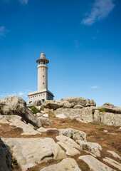 Lighthouse of Punta Nariga in galicia - spain