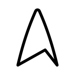 pointer icon or logo isolated sign symbol vector illustration - high quality black style vector icons
