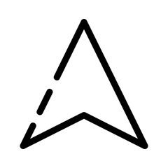 pointer icon or logo isolated sign symbol vector illustration - high quality black style vector icons
