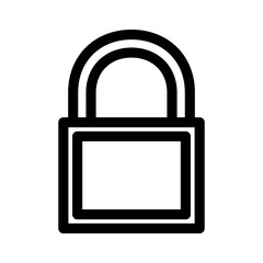 lock icon or logo isolated sign symbol vector illustration - high quality black style vector icons
