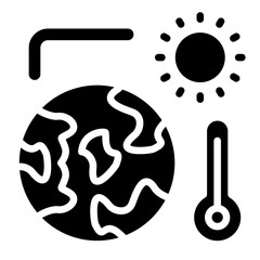 Vector Design Global Warming Icon Style