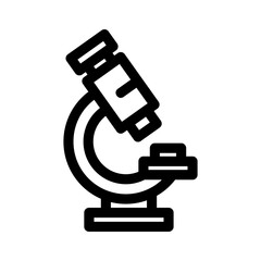 microscope icon or logo isolated sign symbol vector illustration - high quality black style vector icons
