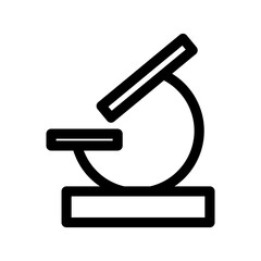 microscope icon or logo isolated sign symbol vector illustration - high quality black style vector icons
