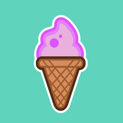 Blueberry Ice Cream
