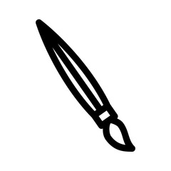 brush icon or logo isolated sign symbol vector illustration - high quality black style vector icons
