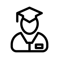 student icon or logo isolated sign symbol vector illustration - high quality black style vector icons
