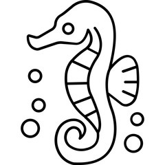 Horsefish Vector icon which can easily modify or edit

