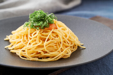 明太パスタ