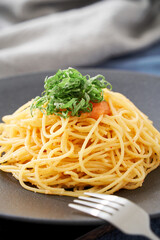 明太パスタ