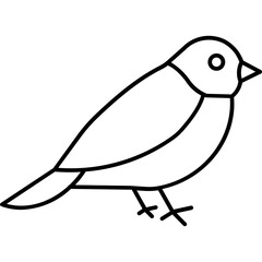 Sparrow Vector icon which can easily modify or edit

