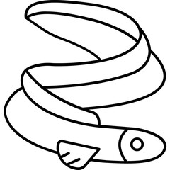 Conger Vector icon which can easily modify or edit

