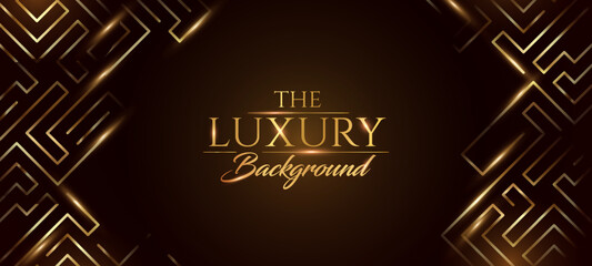 Black and Gold Award Background. Modern Abstract Geometric background. Wedding Engagement Invitation Card. Lasercut Effect Jali  for Pattern