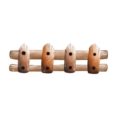 Watercolor wooden fence, Spring Season illustration Element