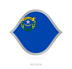 Nevada national team flag in style for international basketball competitions.
