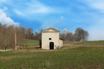 Obraz premium church Madonna dei Marchi Volta Mantovana Mantua Italy-