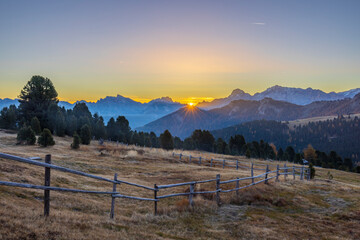 Peitlerkofel Mountain, Dolomiti near San Martin De Tor, South Tyrol, Italy