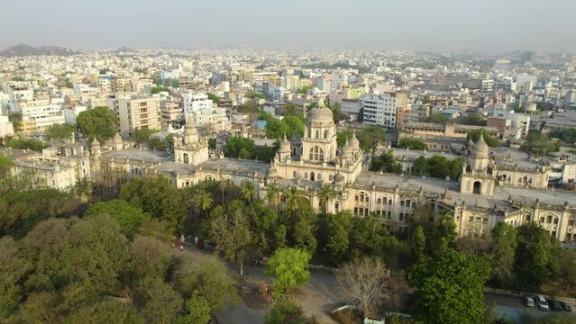 Osmania General Hospital drone shot 4k 30p day time