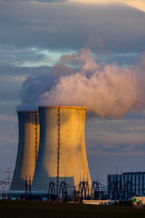 Nuclear power station Dukovany, Vysocina region, Czech republic