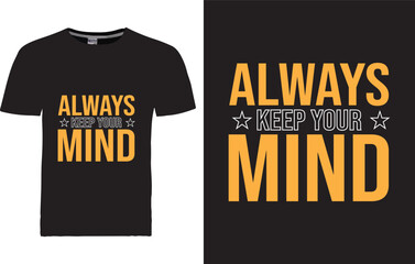 vector Typography T-shirt Design Template