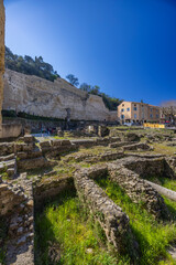 Fototapeta na wymiar Roman Amphitheatre, Orange, UNESCO world heritage, Provence, France