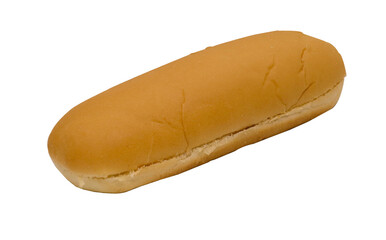 hot dog roll isolated on png.