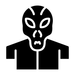 Vector Design Alien Icon Style