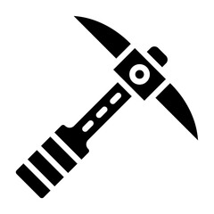 Vector Design Pickaxe Icon Style