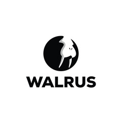 walrus head logo design inspiration