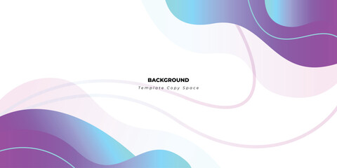 Fluid wavy background template copy space for poster, banner, landing page, or pamphlet