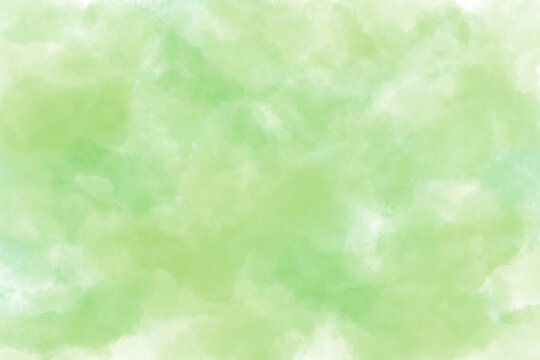 緑色の抽象的な水彩背景