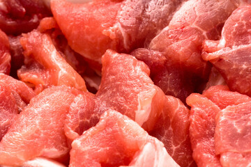 豚肉切り落としのアップ画像
